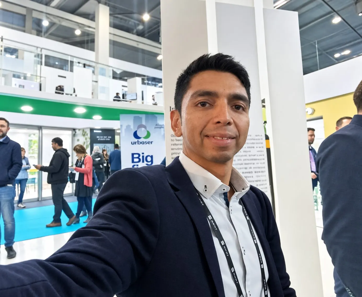 En una feria tecnológica internacional